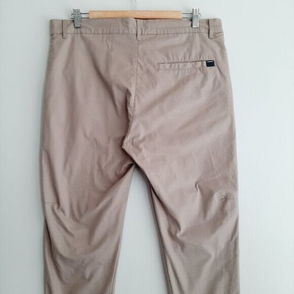 ZANEROBE Slim Fit Casual Pants Beige Cotton Blend Men's Sz 34 - Picture 6 of 10